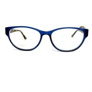 Prodesign Denmark Blue Tortoise Shell Cat Eye Eyeglass Frames 23188